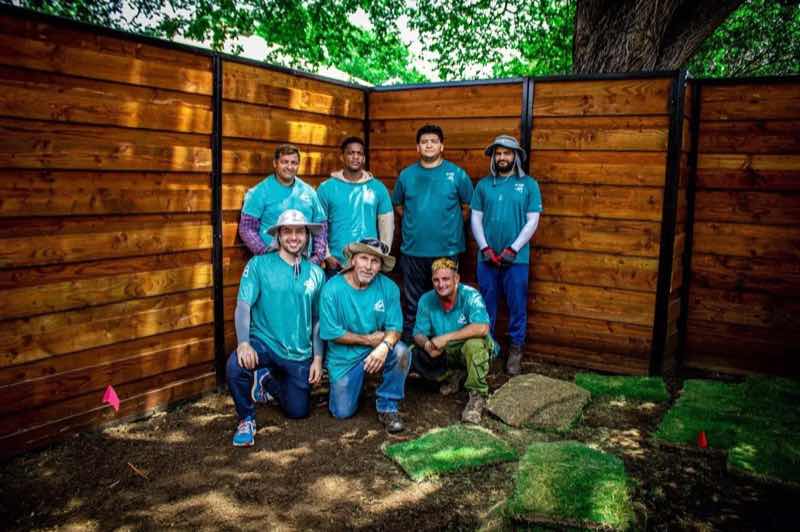Sod Installation Project near Farmers Branch